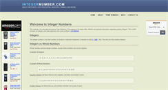 Desktop Screenshot of integernumber.com